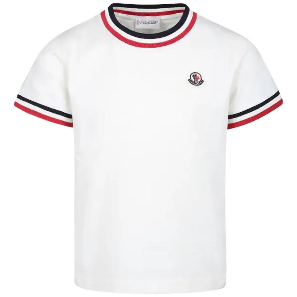 Moncler Enfant Tri Colour T Shirts