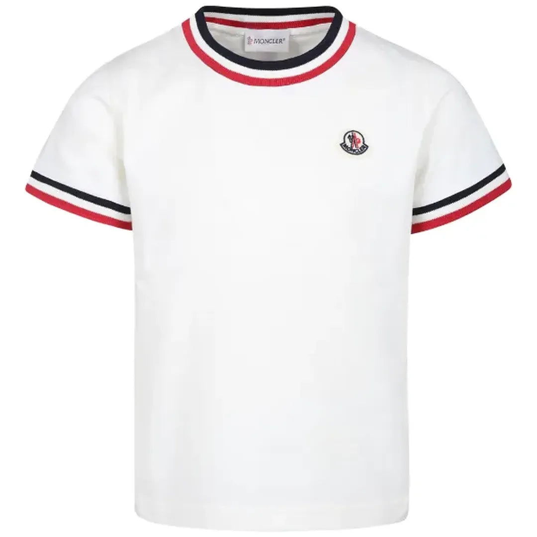 Moncler Enfant Tri Colour T Shirts