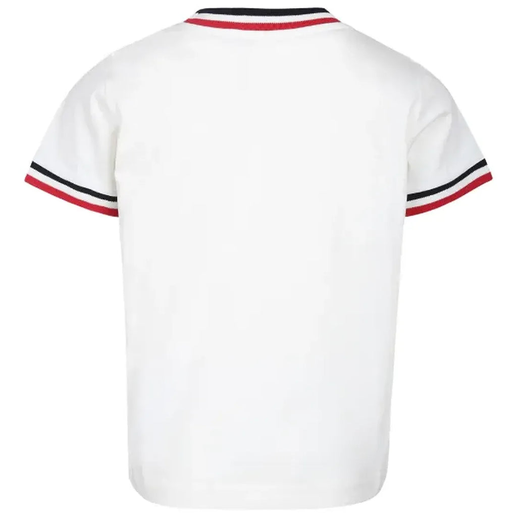 Moncler Enfant Tri Colour T Shirts