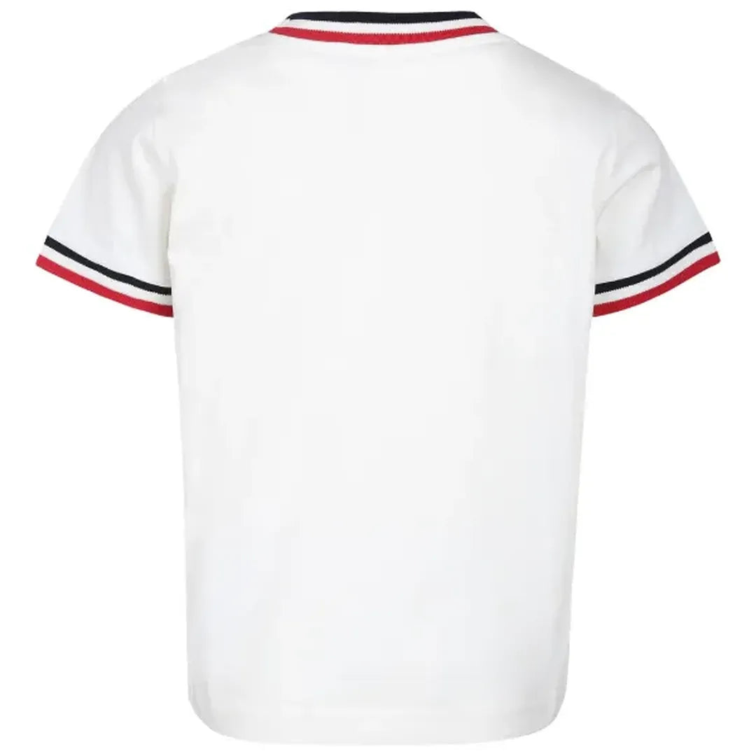 Moncler Enfant Tri Colour T Shirts